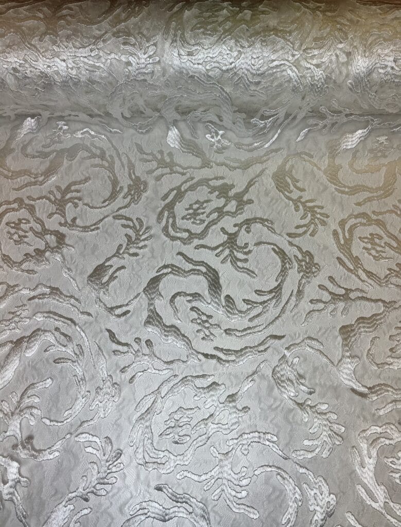 Luxurious Evening Guipure Lace in Milk White Color