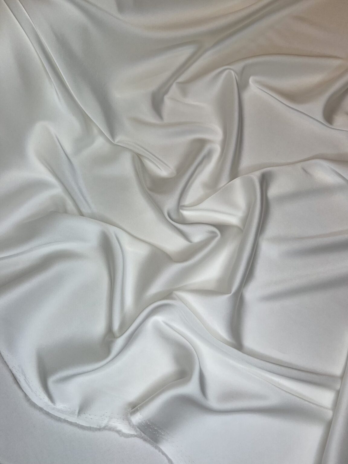 Armani silk (satin) in snow white color