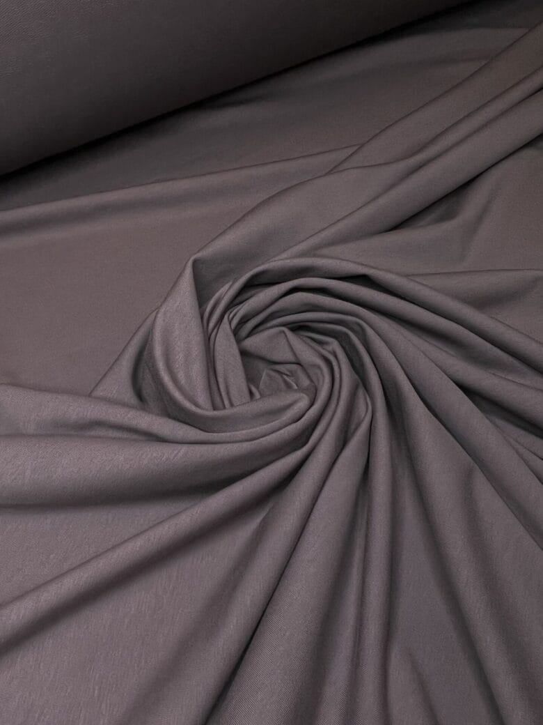 Double Jersey Loop Knit Fabric in Cocoa Powder Color (KD25)