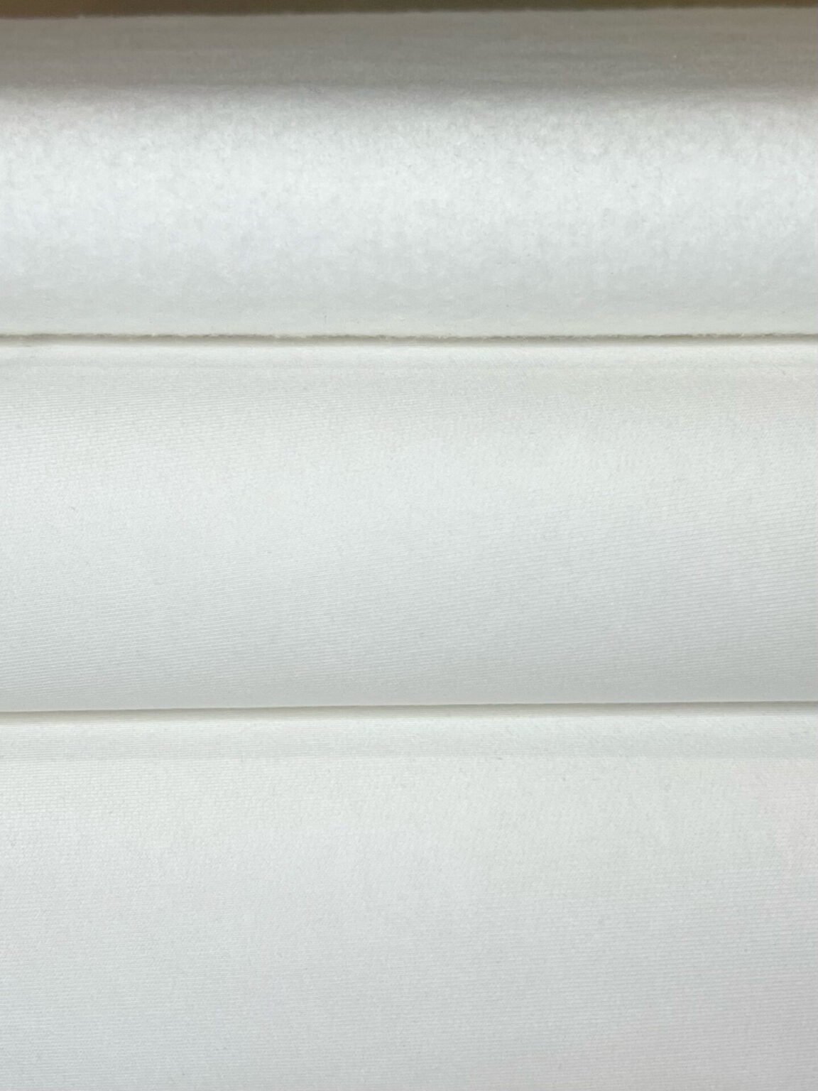 Three-thread loop knit fabric with fleece PENYE milk white color (KD05)