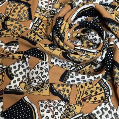 "French Scarf" Pattern Dress Fabric - Image 1