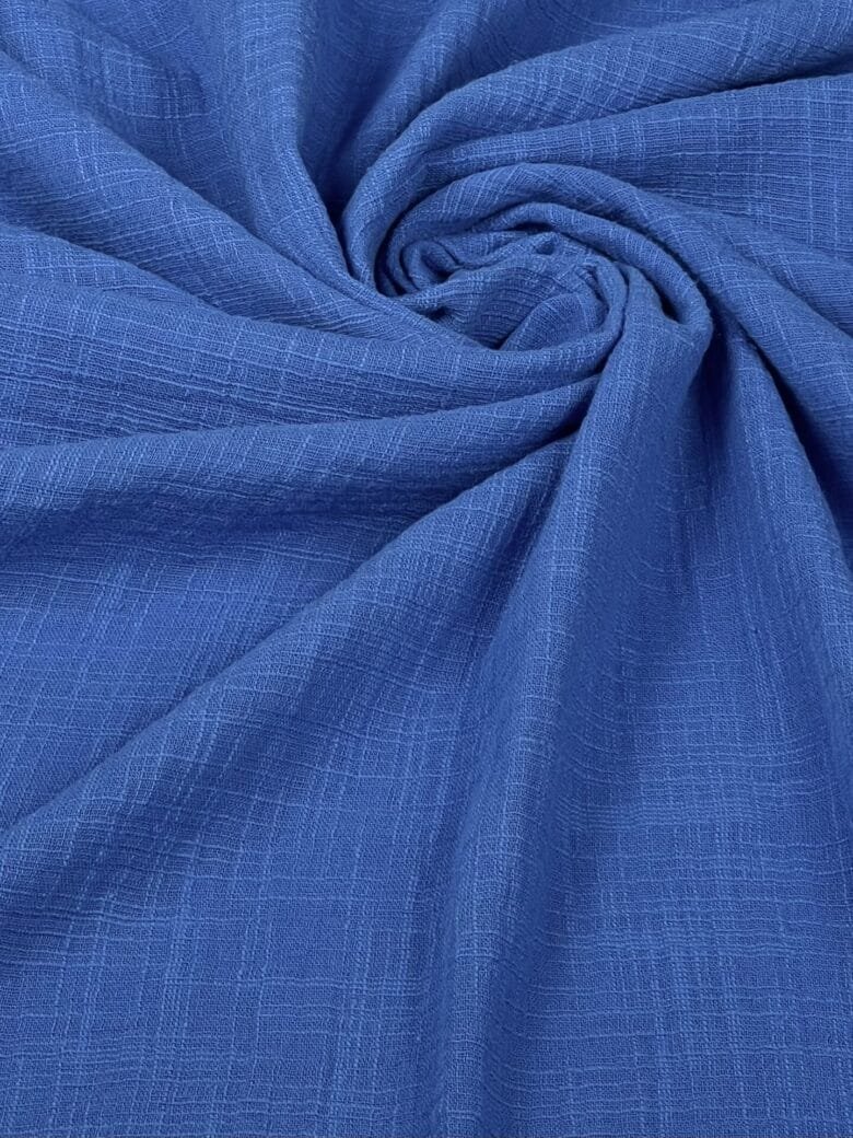 Sky Blue Linen Imitation Muslin