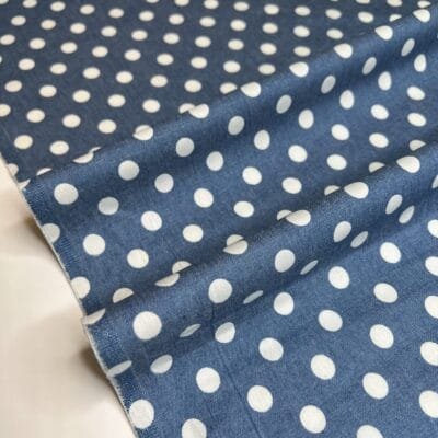 Нестор джинс (джинсовая ткань) в горошек — изображение 1