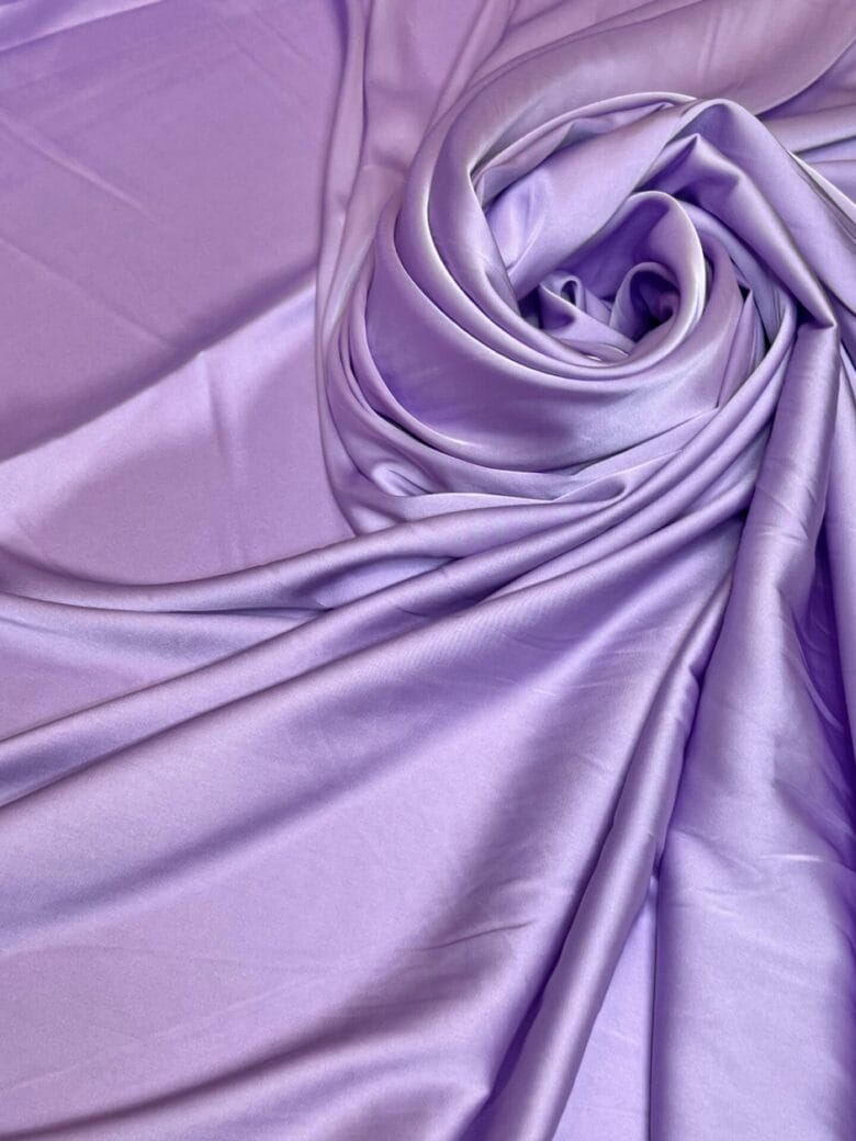 Armani silk (satin) in lilac color