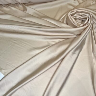 Armani šilkas (satinas) šampano spalvos - Image 2