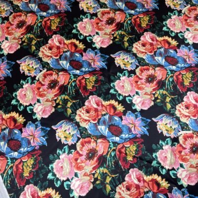 Italian Satin Collectible "Vampire's Wife" Natural Silk - Image 2