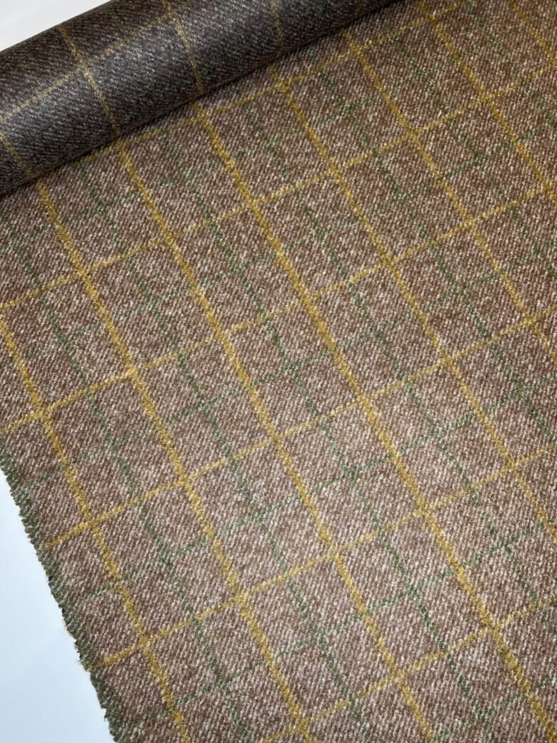 Italian Stretch Fabric with Wool "Amber"