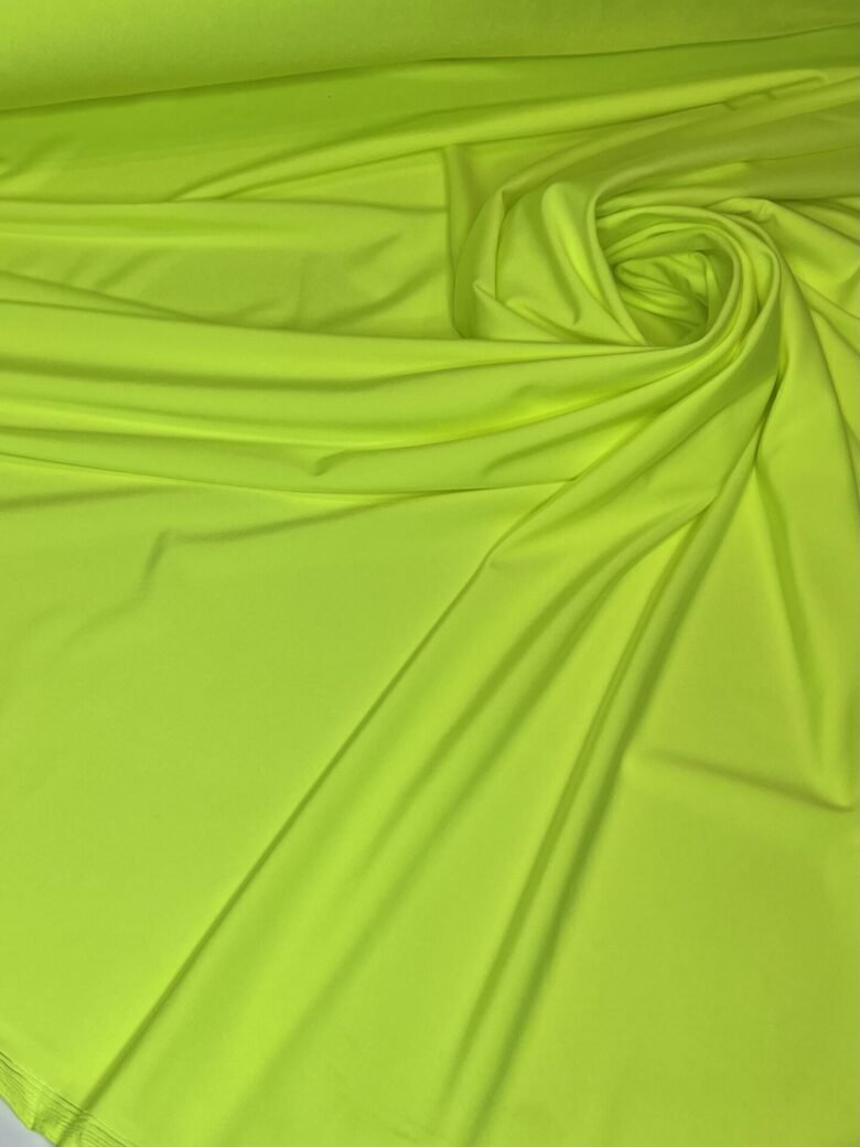 Lycra in Neon Yellow Color