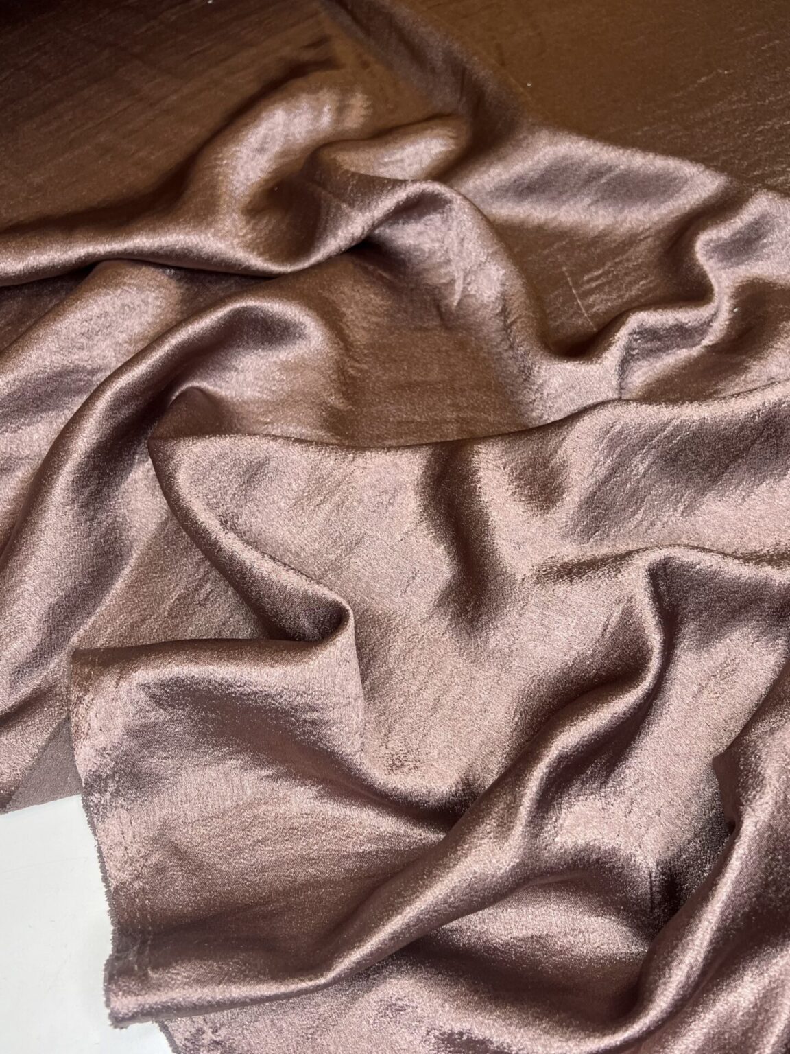Satin in "Cocoa Brown" Color