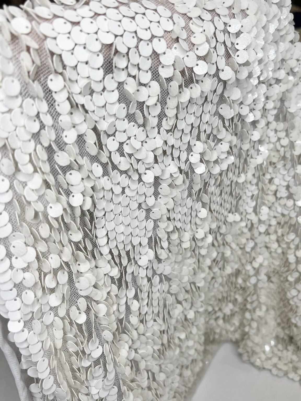 Fabric with Matte Scales