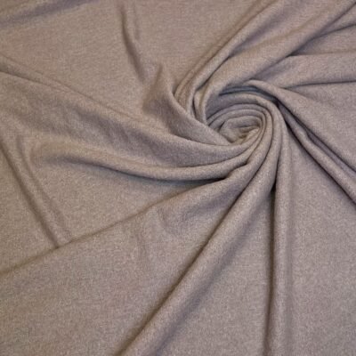 „Boiled Wool“ Stretch Jersey in Ash Lilac Color - Image 1