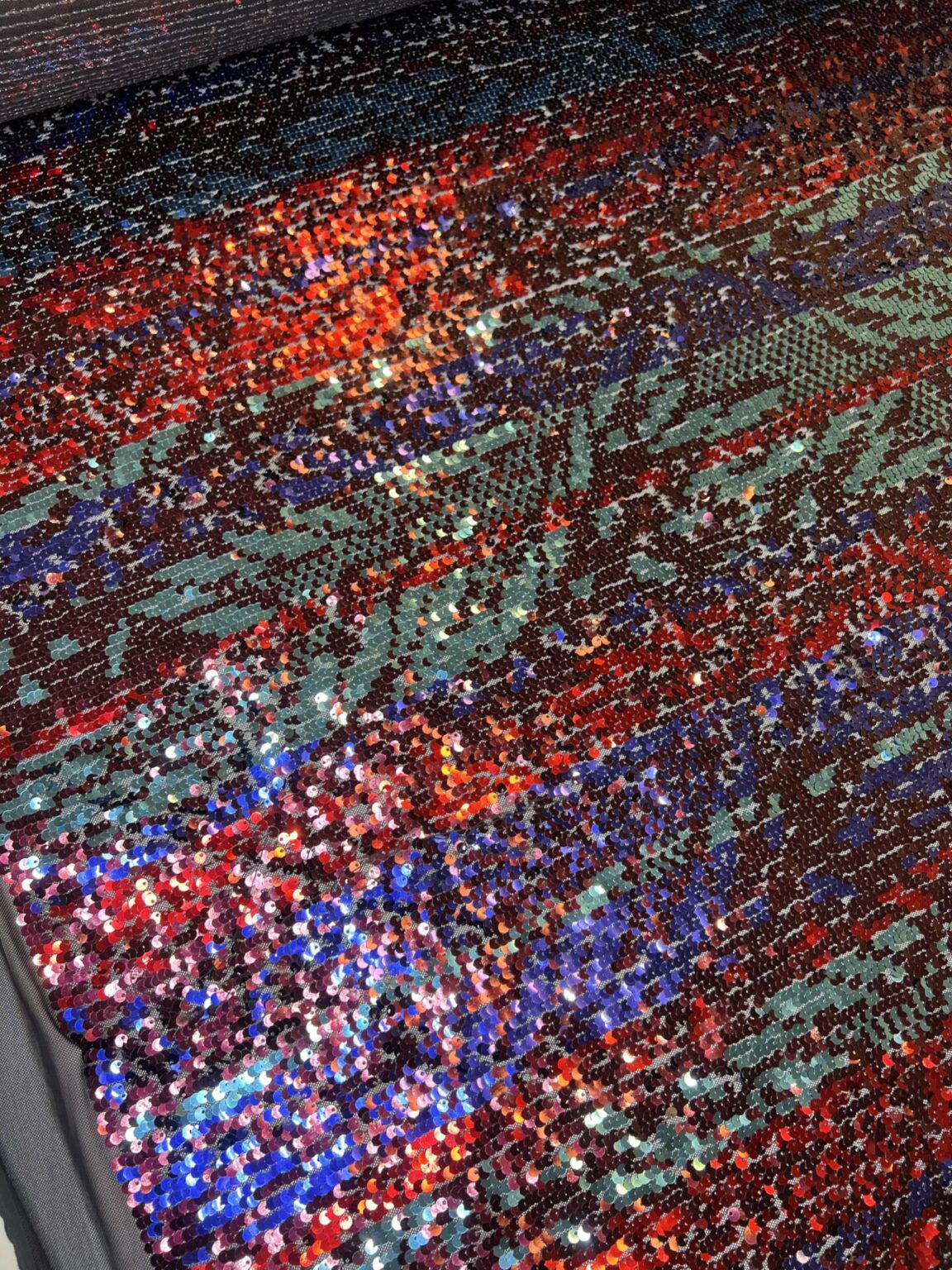 Colored Sequin Fabric