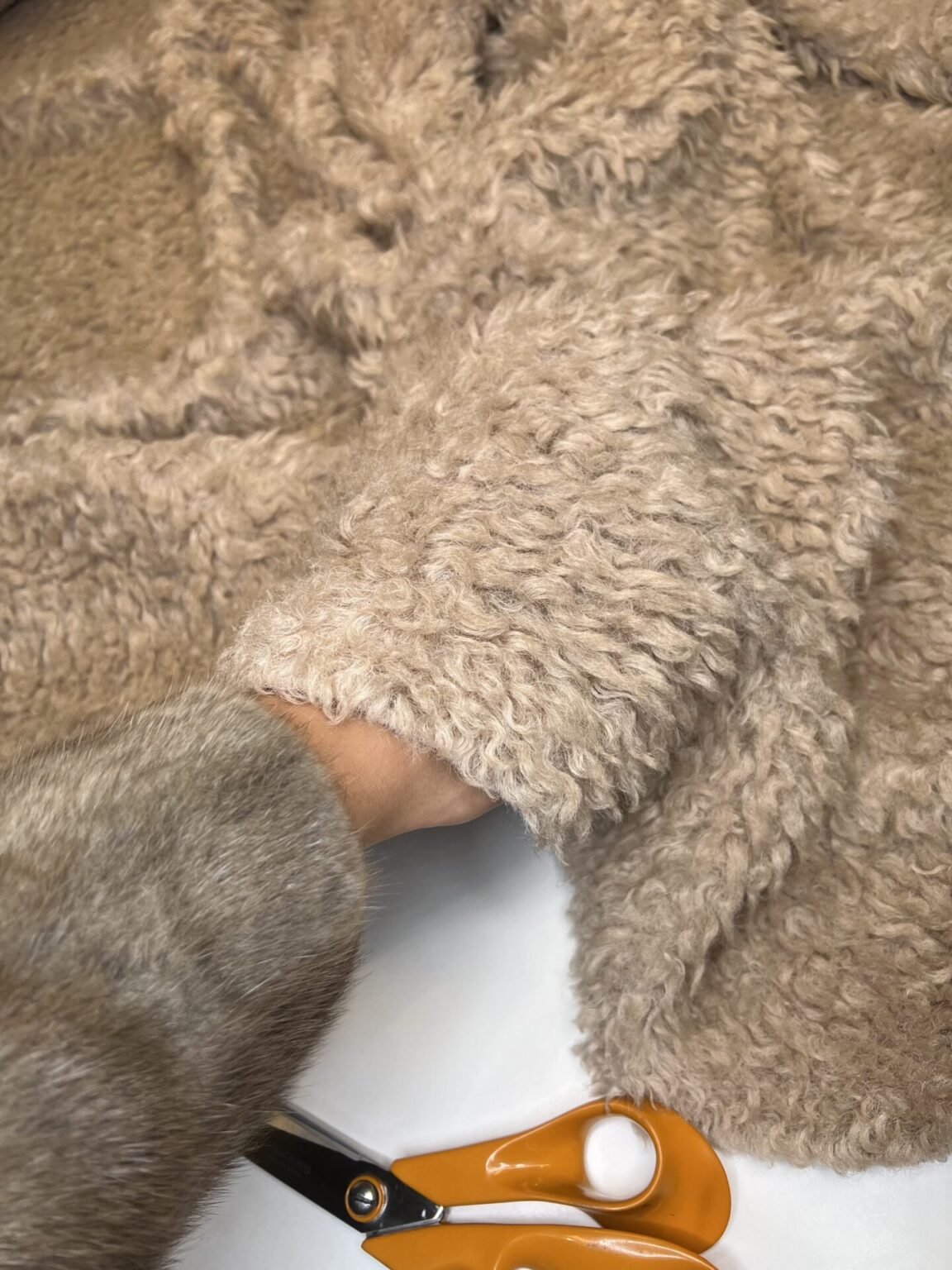 "Lama" coat fabric