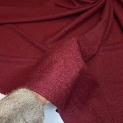 Burgundy Stretch Jersey Fabric 220 gr/m2 - Image 2