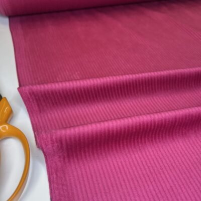 Velvetas su elastanu ryškiai rožinės spalvos - Image 1