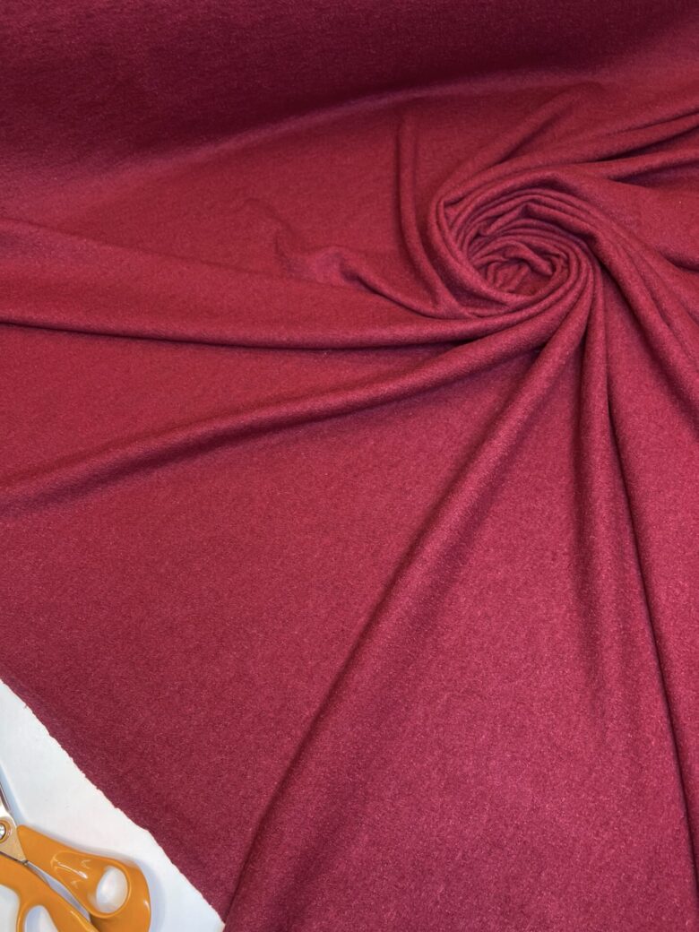 Burgundy Stretch Jersey Fabric 220 gr/m2