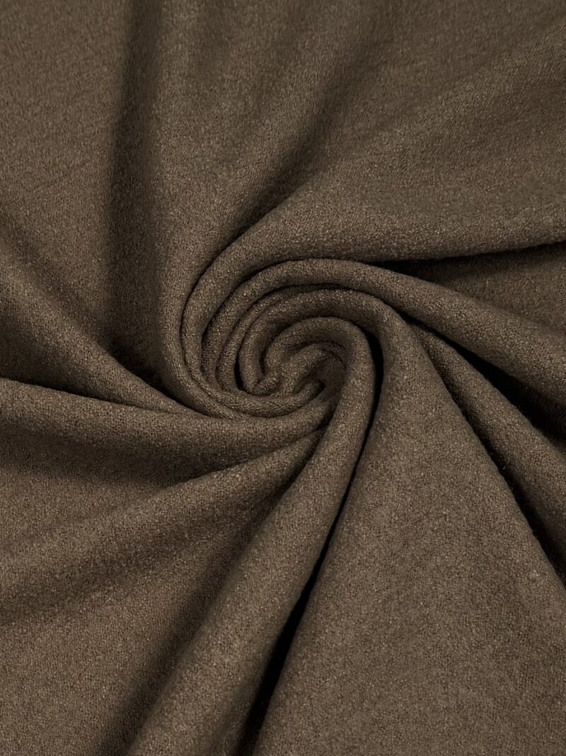 „Tvaicētas vilnas“ elastīgs trikotāžas „Taupe“