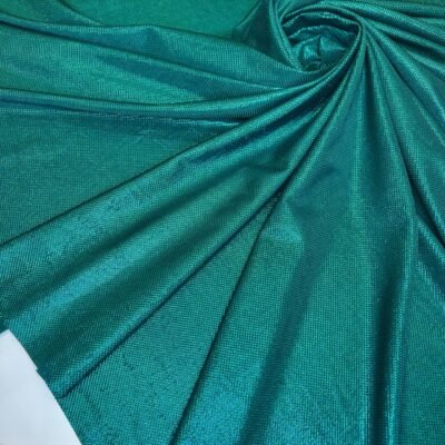 Blizgus „Moonlight“ audinys smaragdo žalios spalvos - Image 1