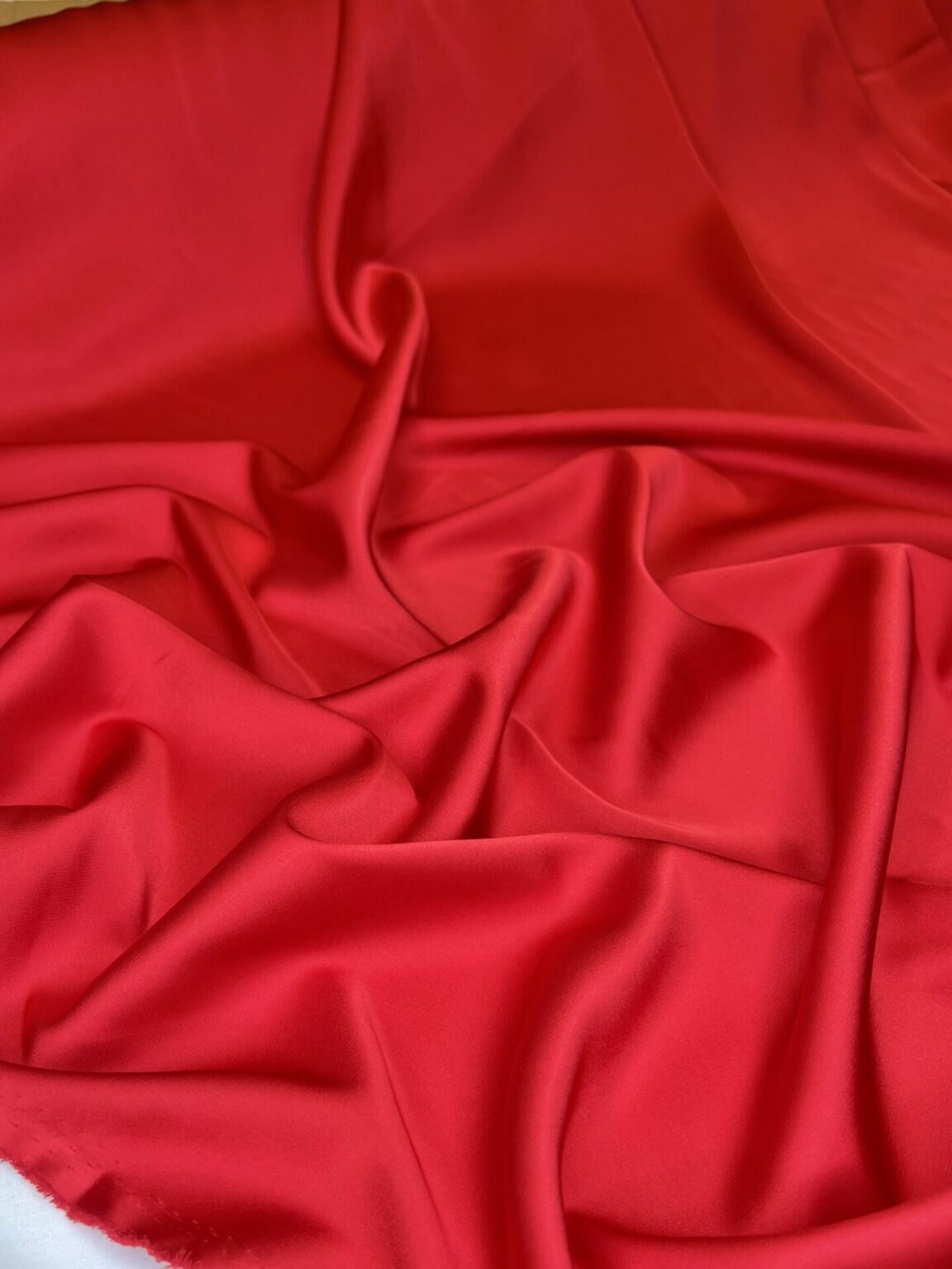 Armani silk (satin) in red color