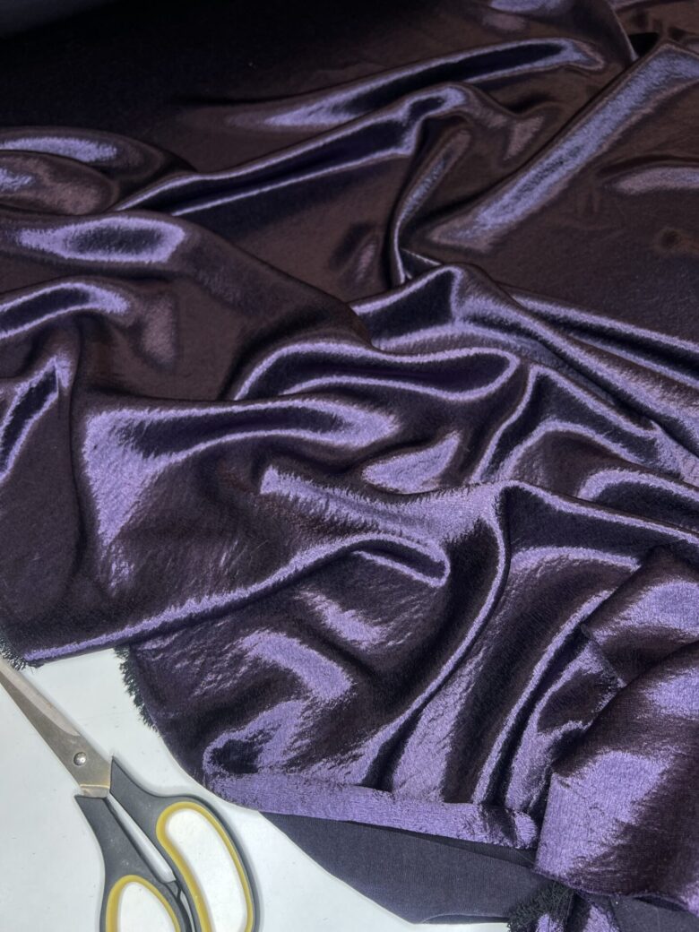Dark Violet Satin