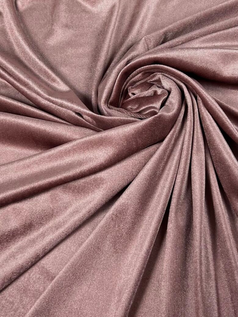 Stretch Velvet in Muted Lilac Color