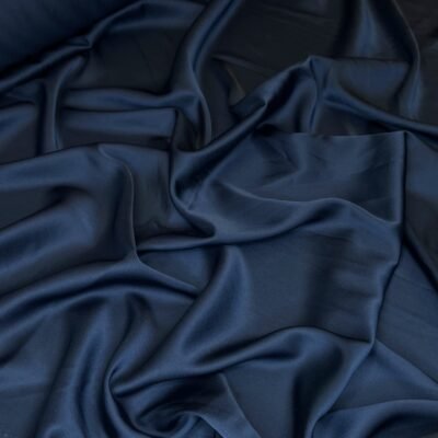 Armani šilkas (satinas) melsvo grafito spalvos - Image 1