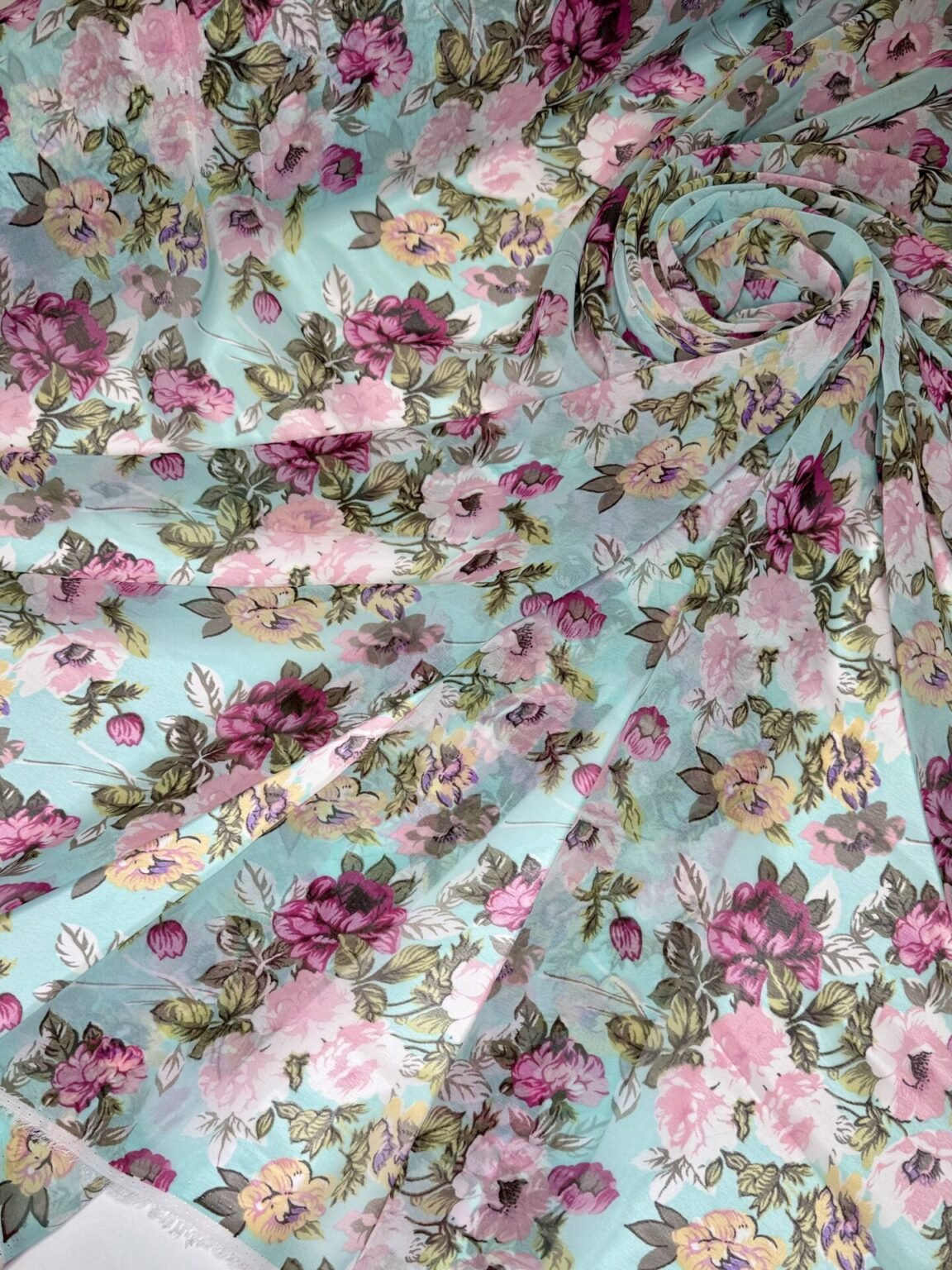 Chiffon "Garden Flowers"
