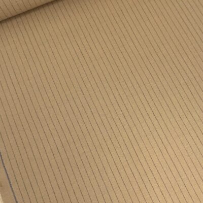 Italian "virgin wool" suit fabric in light brown (cappuccino) color - Image 2