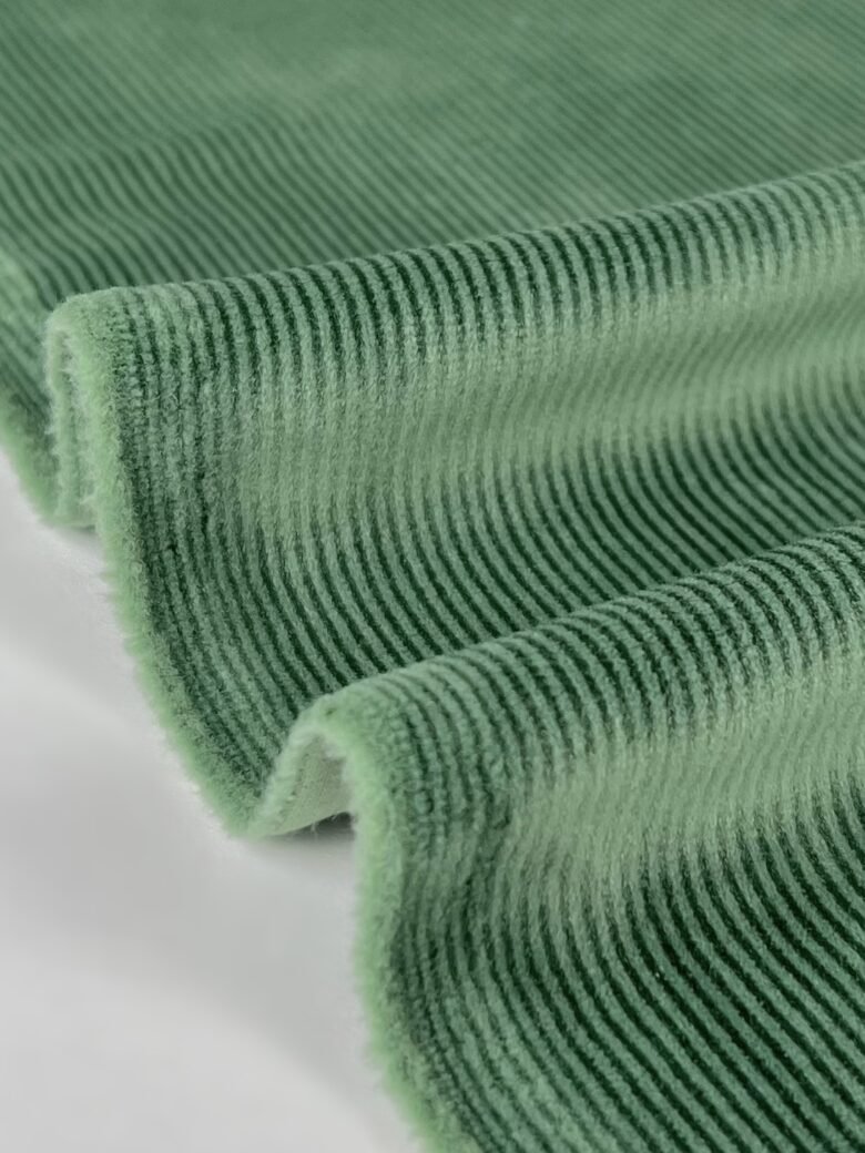 Soft Velvet in Green Color