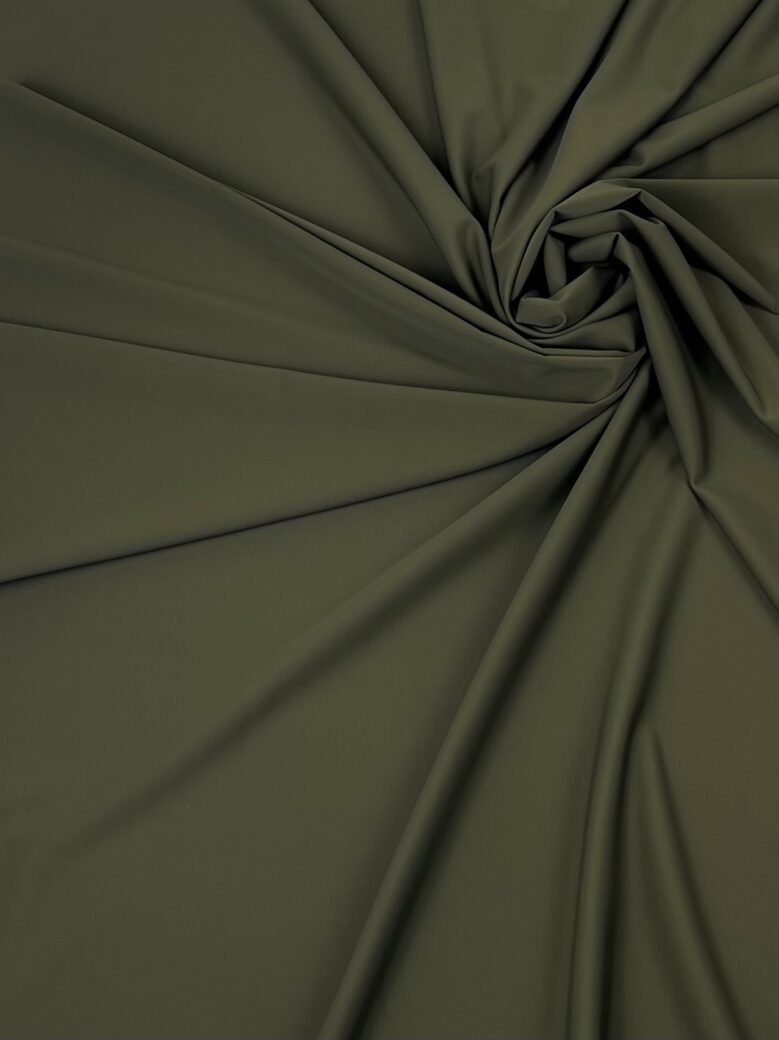 Matte lycra in khaki color