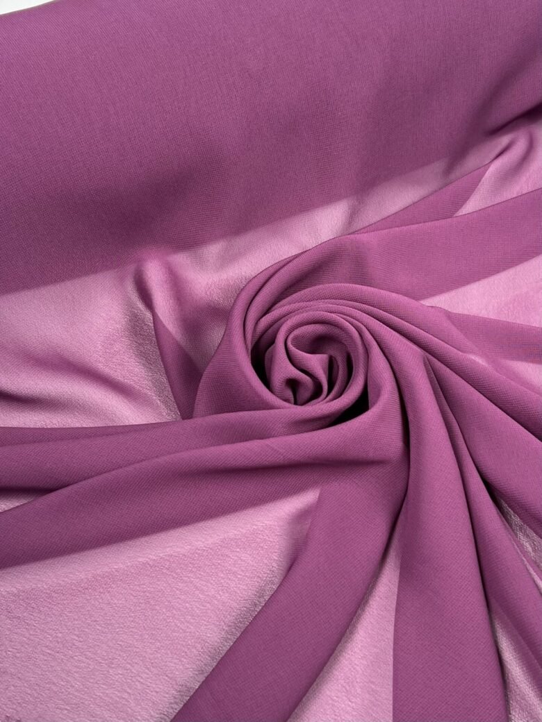 Solid Chiffon in Young Plum Color