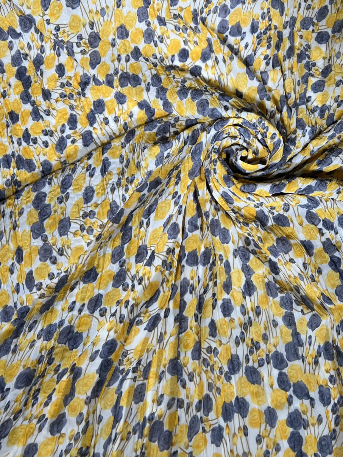 Pleated Chiffon "Watercolor"