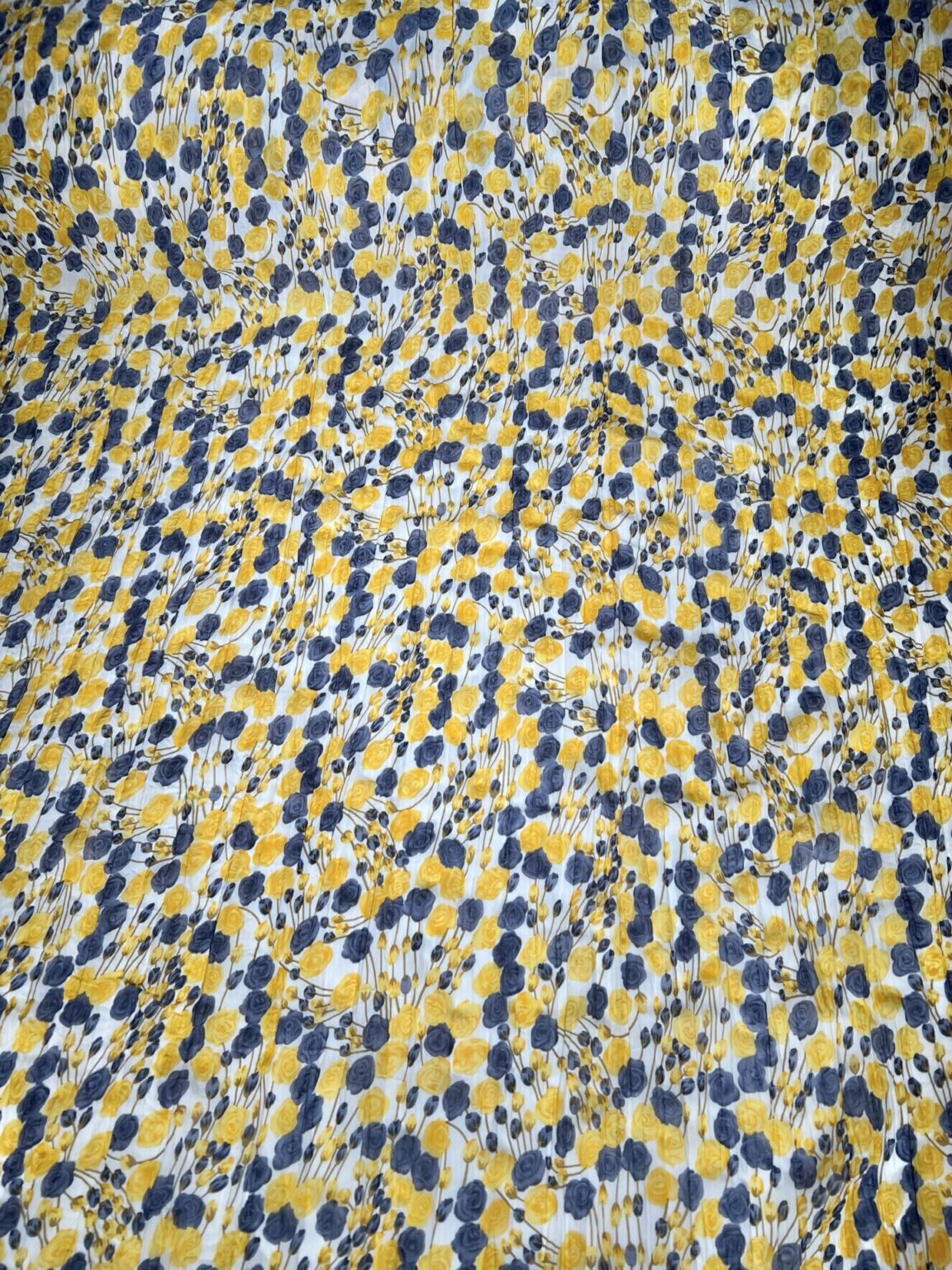 Pleated Chiffon "Watercolor"