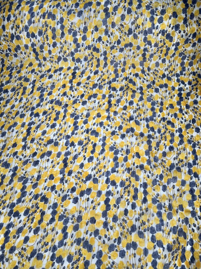 Pleated Chiffon "Watercolor"
