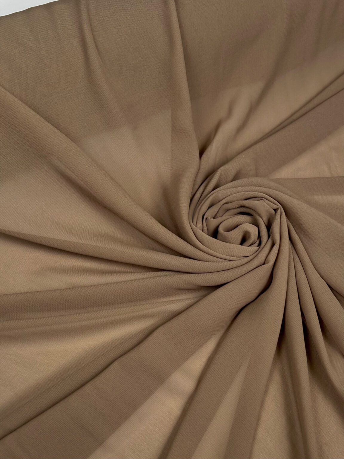 Solid Chiffon in Coffee Brown