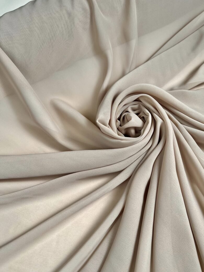 Solid Chiffon in Grayish Skin Color