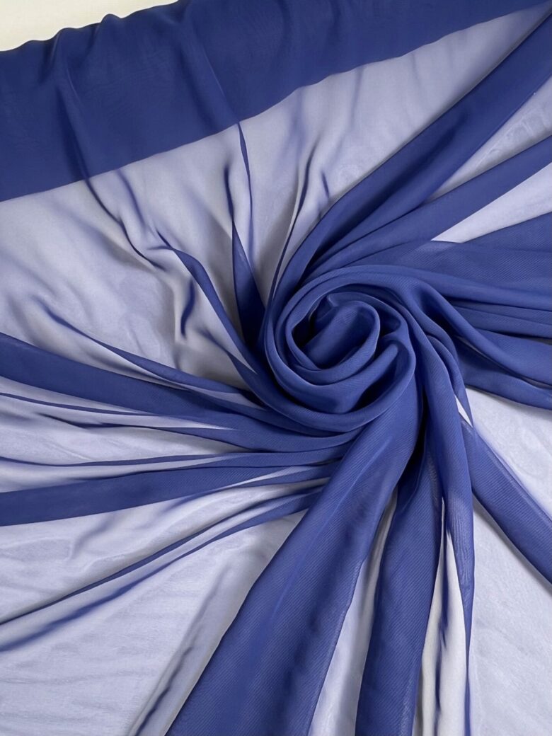 Solid Chiffon in Royal Blue