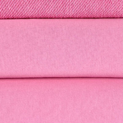 Трикотаж с тройным переплетением "Diagonal" цвета "Baby Pink" (MX01)