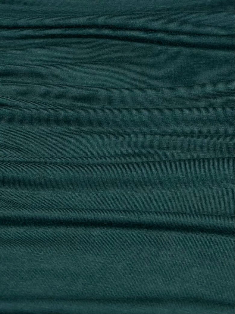 „Intimissimi“ modal and cashmere wool thin jersey with elastane in “Emerald Green” color