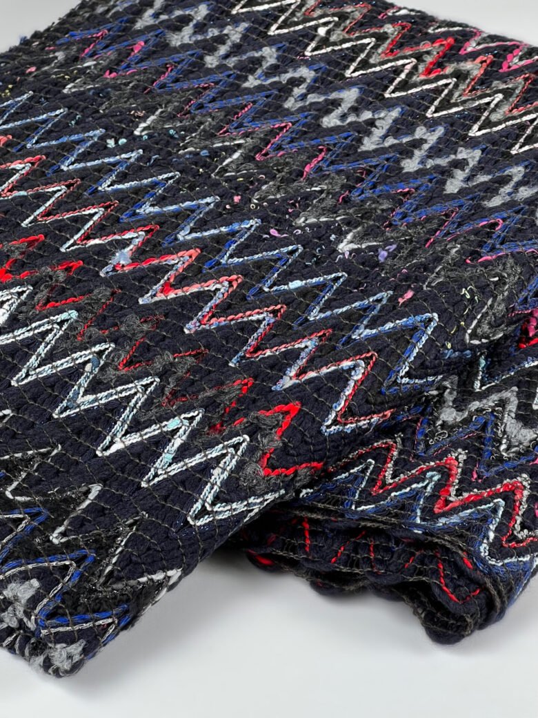 Itāļu vilnas tvīds „Zigzag Luxe“