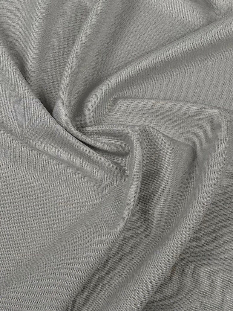 Linu un viskozes audums „Light Grey” krāsā