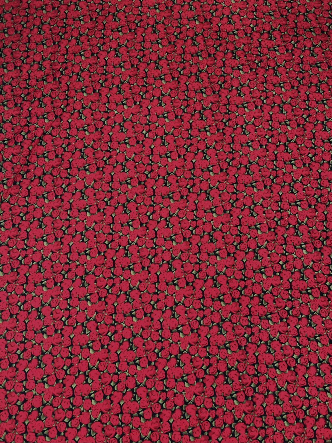 Dress Fabric with Rose Pattern