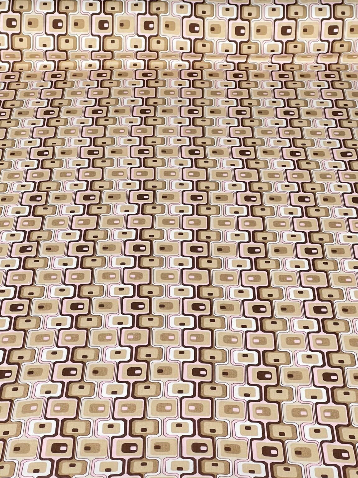 Dressmaking Viscose Fabric "Summer Geometry" (price for leftover 1.9 m)