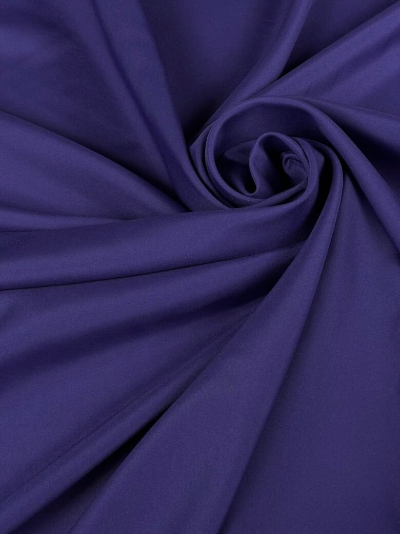 Pamušalinis matinis audinys „Dark Blue“ spalvos