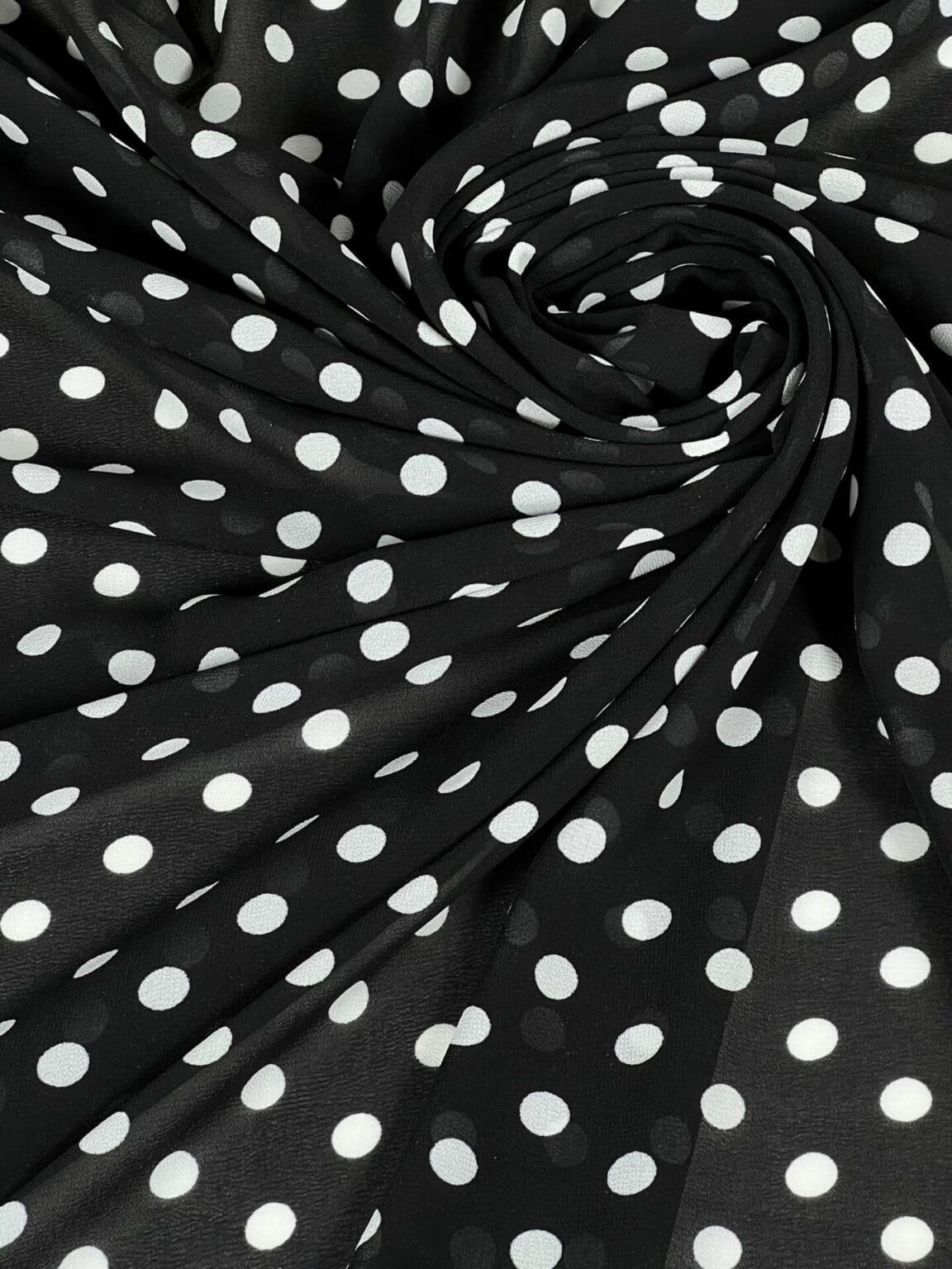 Šifons „Midnight Dots“