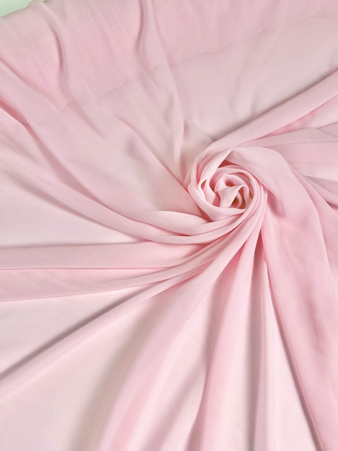 Solid Chiffon in "Light Pink" Color