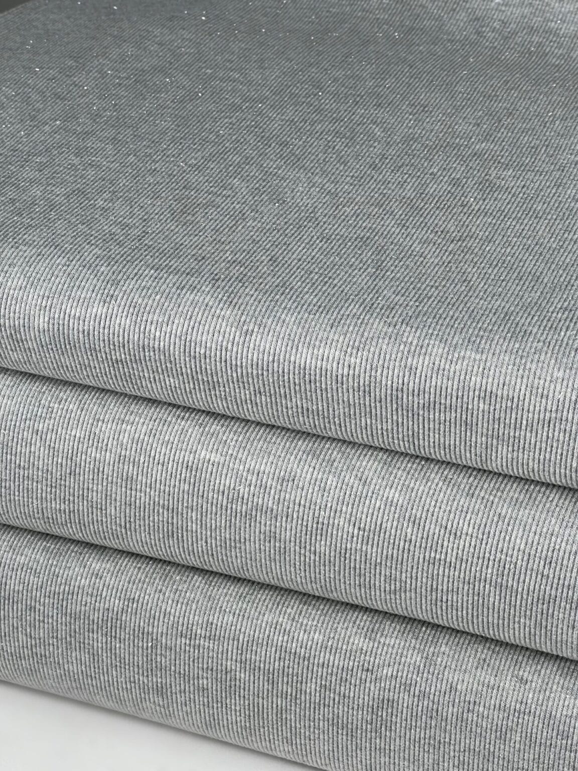 RIB gray mélange with lurex