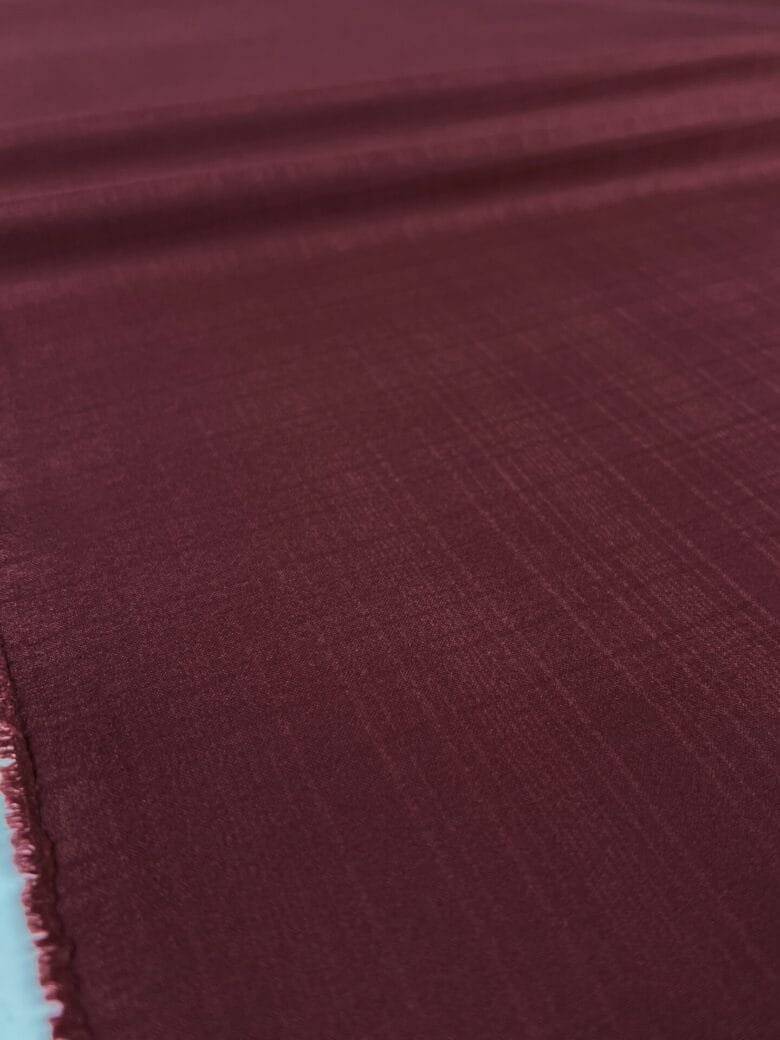 Suit Fabric "Amara" in Dark Burgundy Color