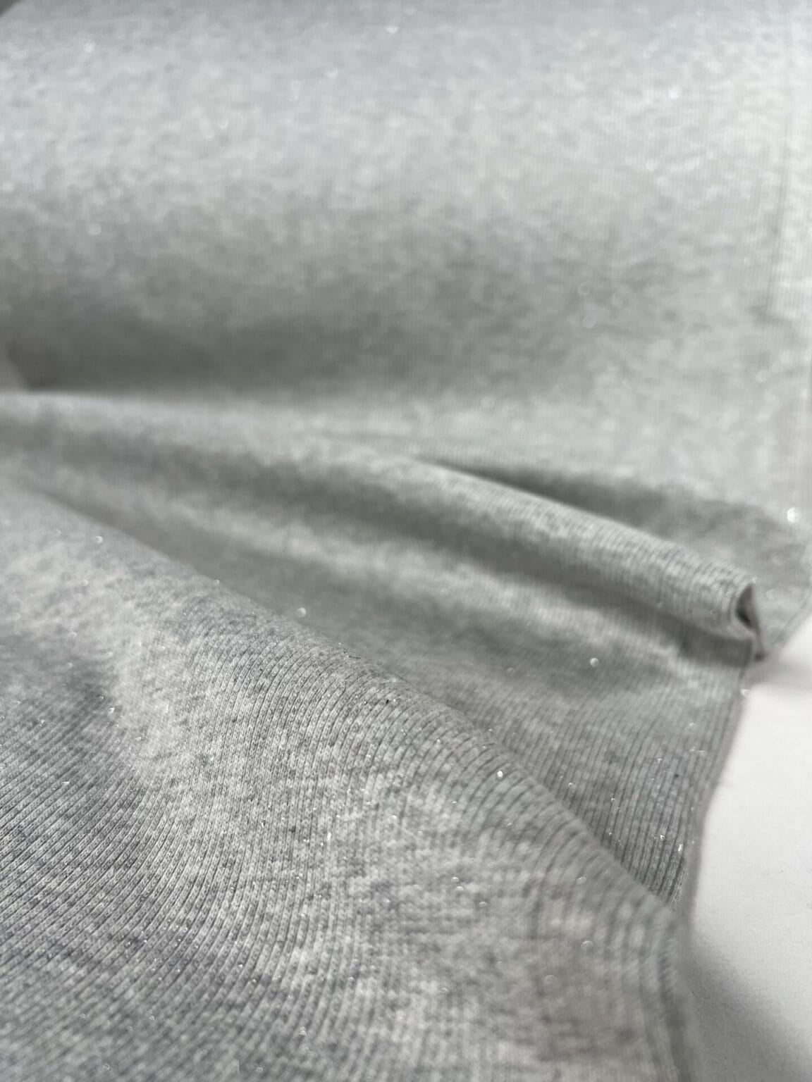 RIB gray mélange with lurex