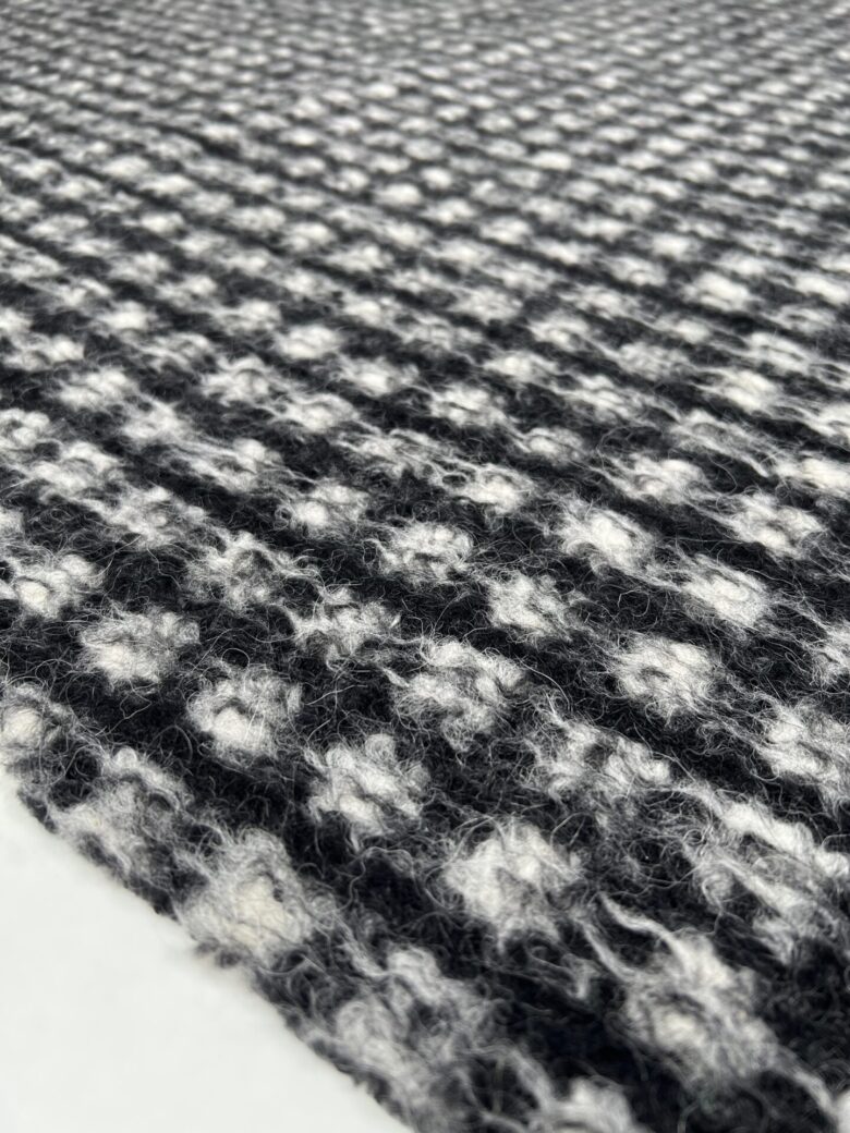 Italian Virgin Wool Thick Jersey "Domino"
